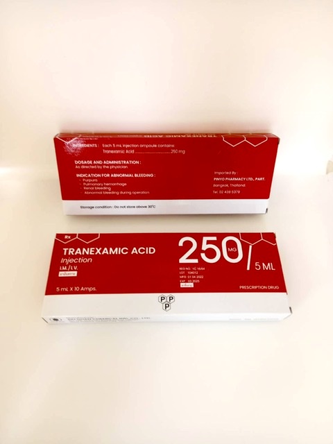 รูปภาพที่#2 ของสินค้า : Tranexamic acid รูปภาพที่2 ของสินค้า : Tranexamic acid