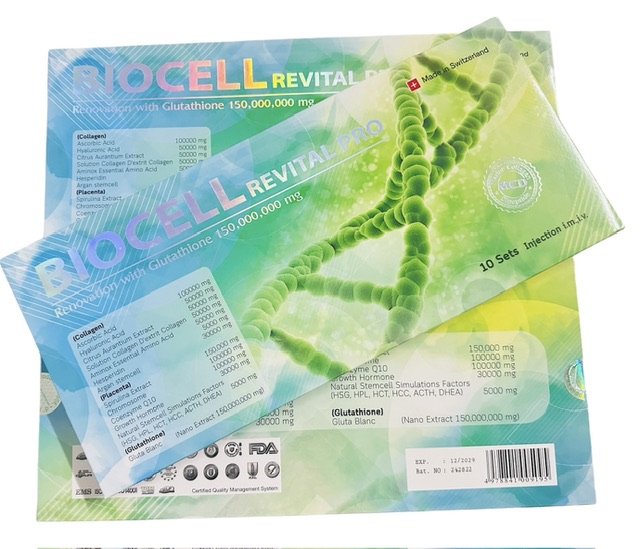 รูปภาพที่#2 ของสินค้า : Biocell Revital Pro Renovation With Glutathione 150,000,000 mg รูปภาพที่2 ของสินค้า : Biocell Revital Pro Renovation With Glutathione 150,000,000 mg